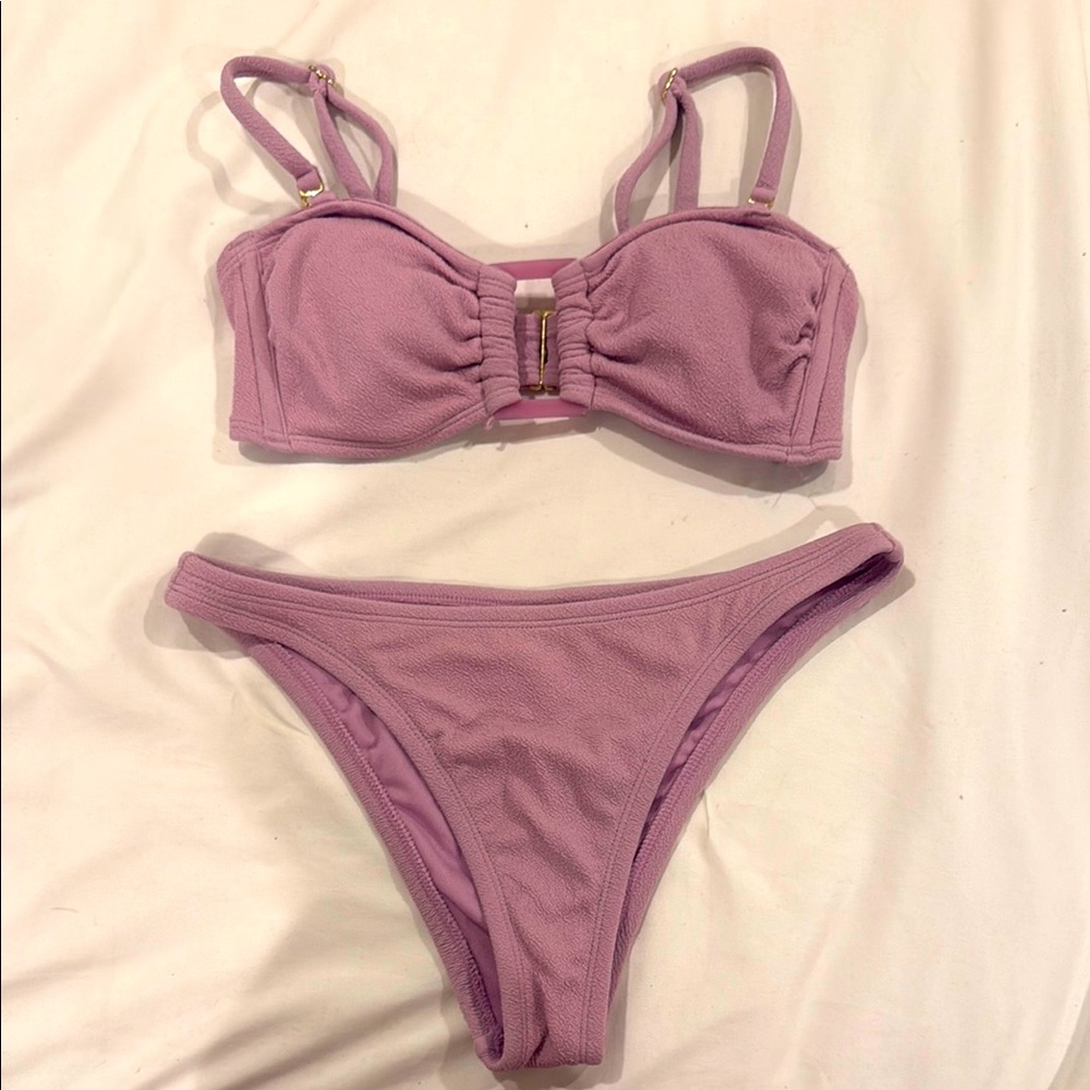 Shade & Shore Lilac Bikini Set